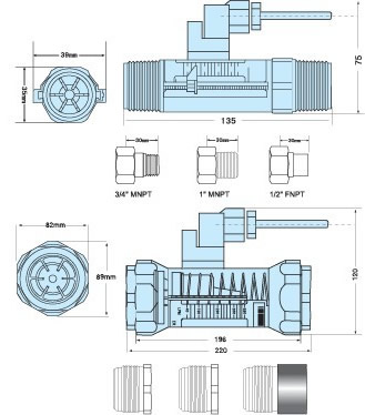 Z-6501、Z-6502、Z-6503、Z-6504水平流量計(jì)