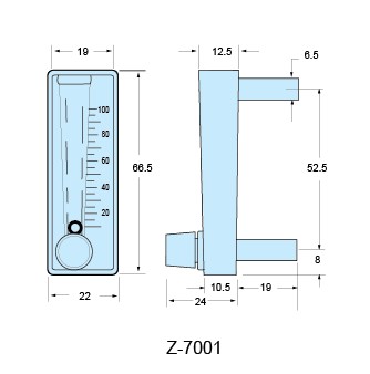 Z-7001、Z-7002、Z-7003面板式流量計(jì)